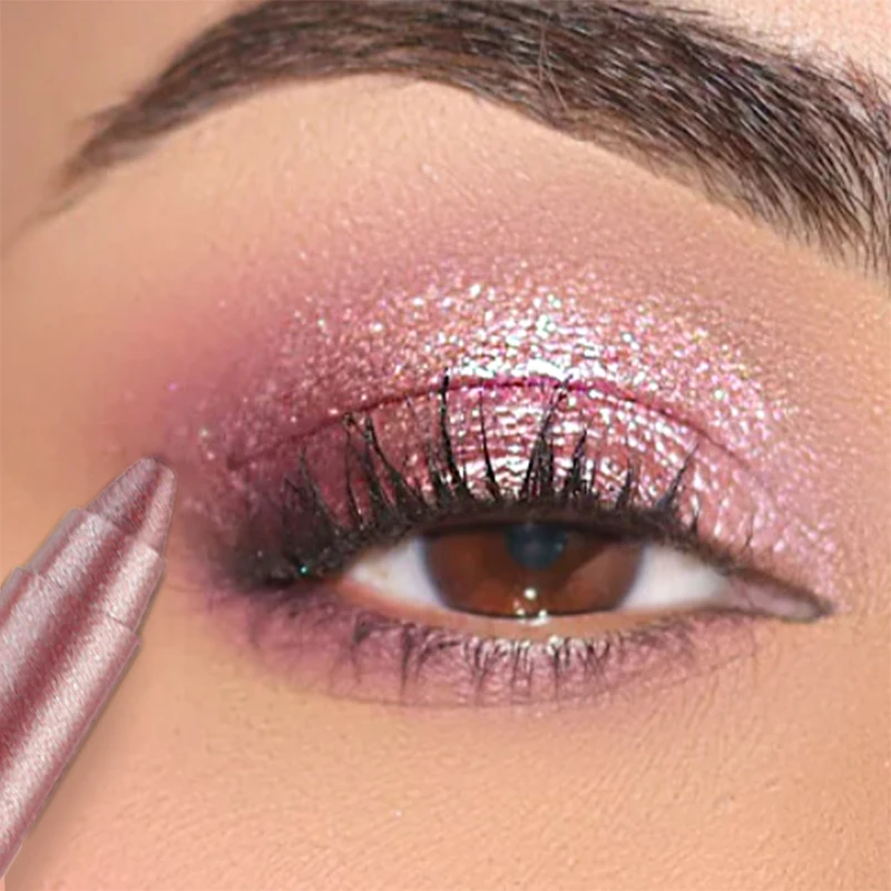 Parelmoer Oogschaduw Potlood Glitter Zijderupsen Voering Markeerstift Langdurige Matte Oogschaduw Stok Ogen Make-Up Cosmetica