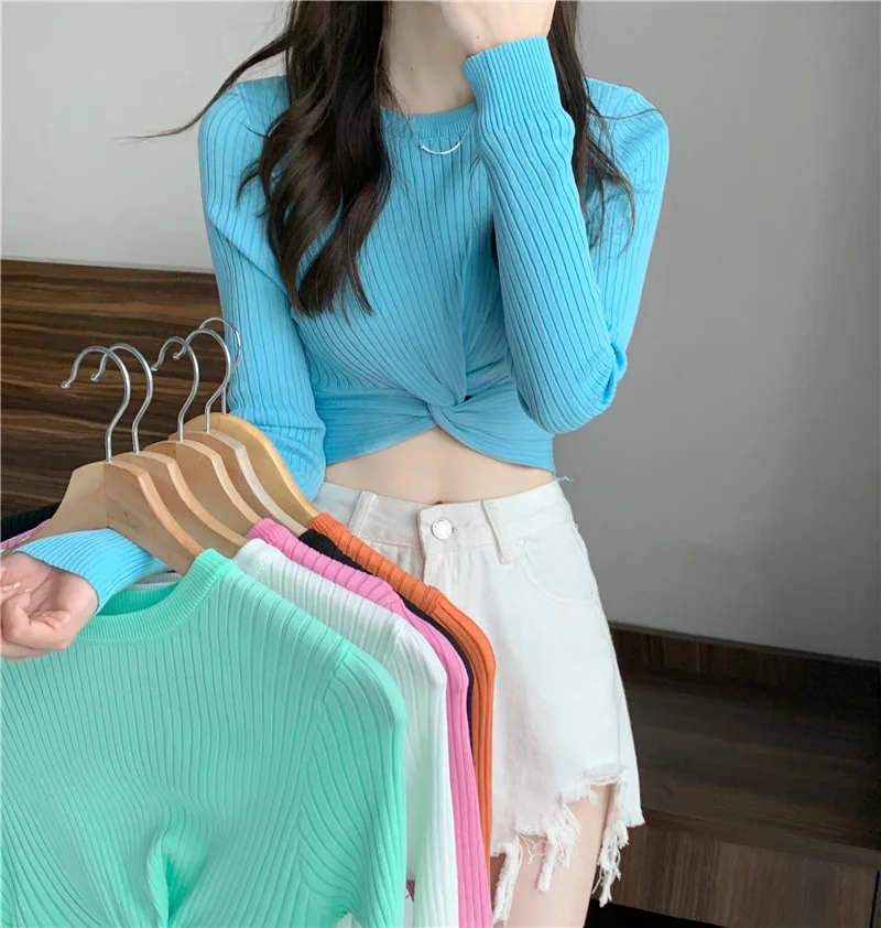 Camiseta De punto para Mujer, Top blanco con tirantes, Polera Blanca, informal, estilo coreano, Primavera, 2024