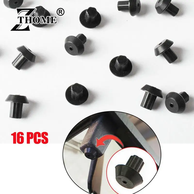 Gás Range Burner Grate pé Fogão Compatível Pés de Borracha Peças de Reposição 16 Pcs