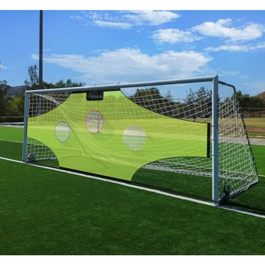 

Vallerta ® Профессиональная тренировочная стрельба по футболу Skill-Shot и отбойник. 7-зонный цветной флуоресцентный ворот Scori