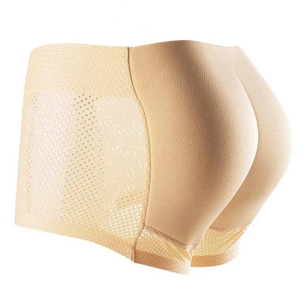 New Men Thickened Hip Butt Lifter Enhancer Briefs Latex Sponge Fixing Pad Underwear Panty Shapewear Men\'s Shorts