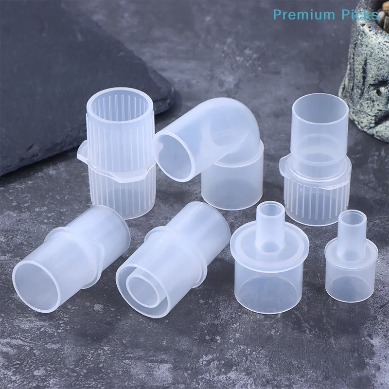 portable15mm To 22mm Anesthesia Breathing Circuit Corrugated System PP Material Straight Connector Veterinary Tool