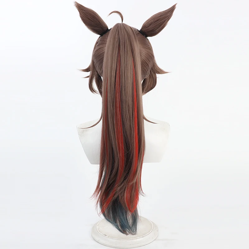 Jogo Pretty Derby Sr. C.B. Peruca cosplay estilo rabo de cavalo misutaa shii bion rabo de cavalo cabelo cosplay para festa de halloween adultos mulheres homens