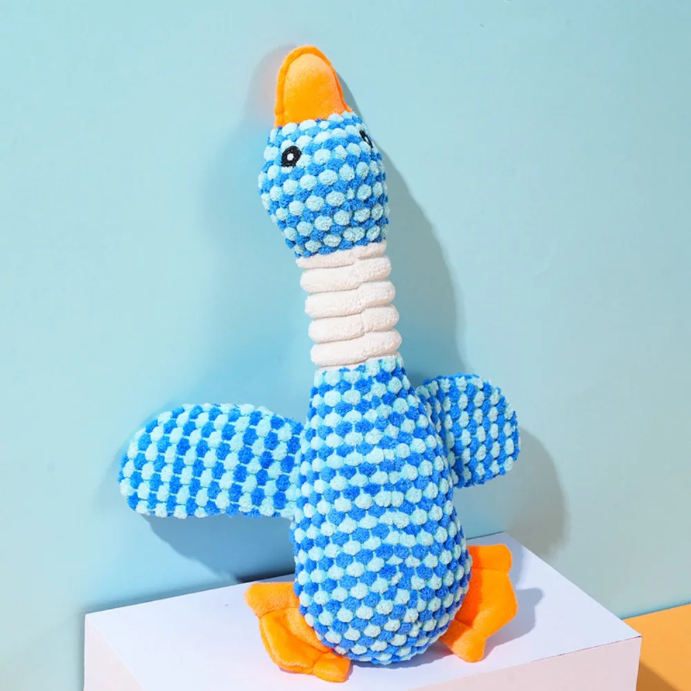 Creative Fun Duck Shape Dog Interactive Durable Puppy Molar Chew Soft Dog Supplies Quacking Pet Dog
