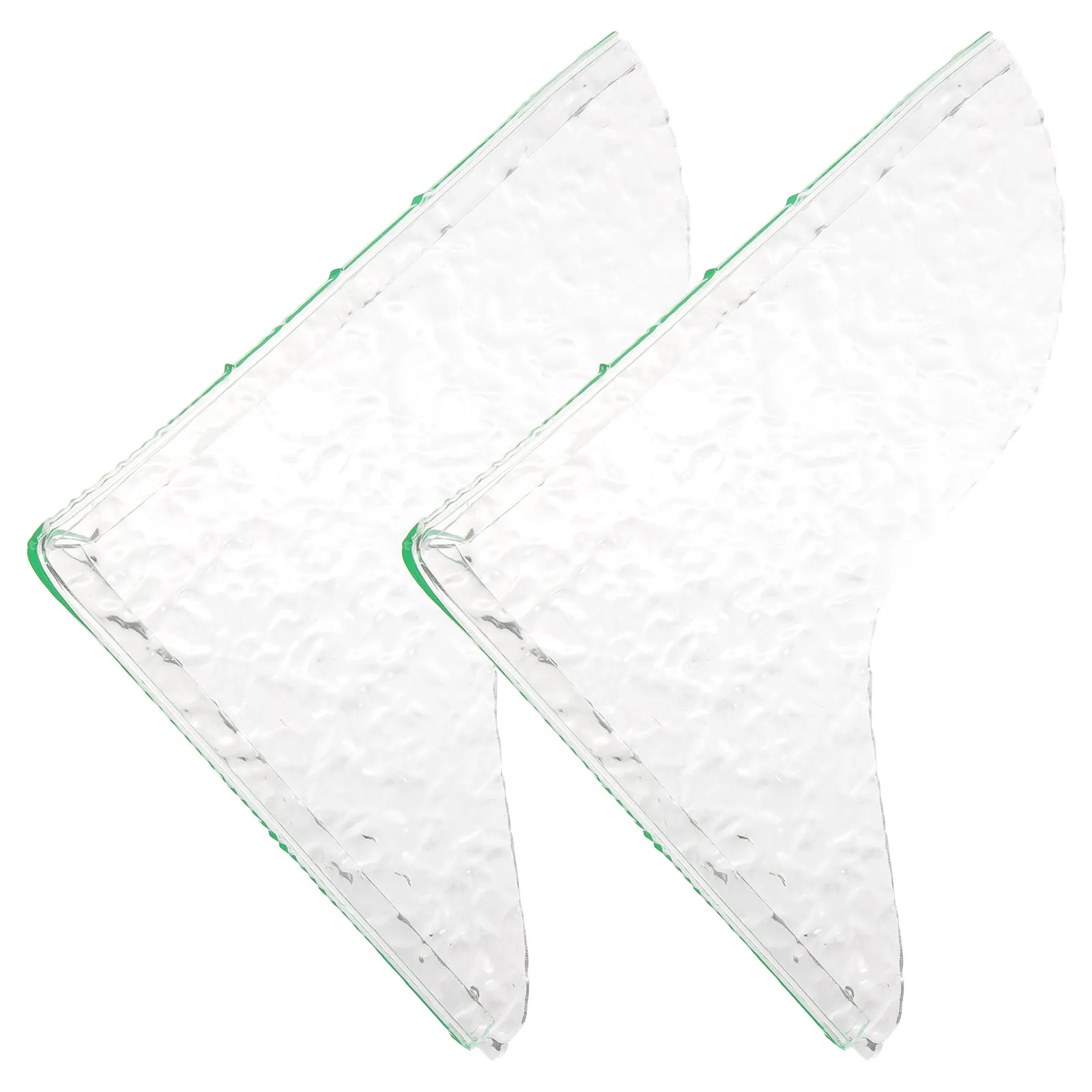 

2Pcs Acrylic Shower Water Dam Guard Leak Proof Splash Protector for Bathroom Tub Kitchen Floor Water Barrier Splash Guard