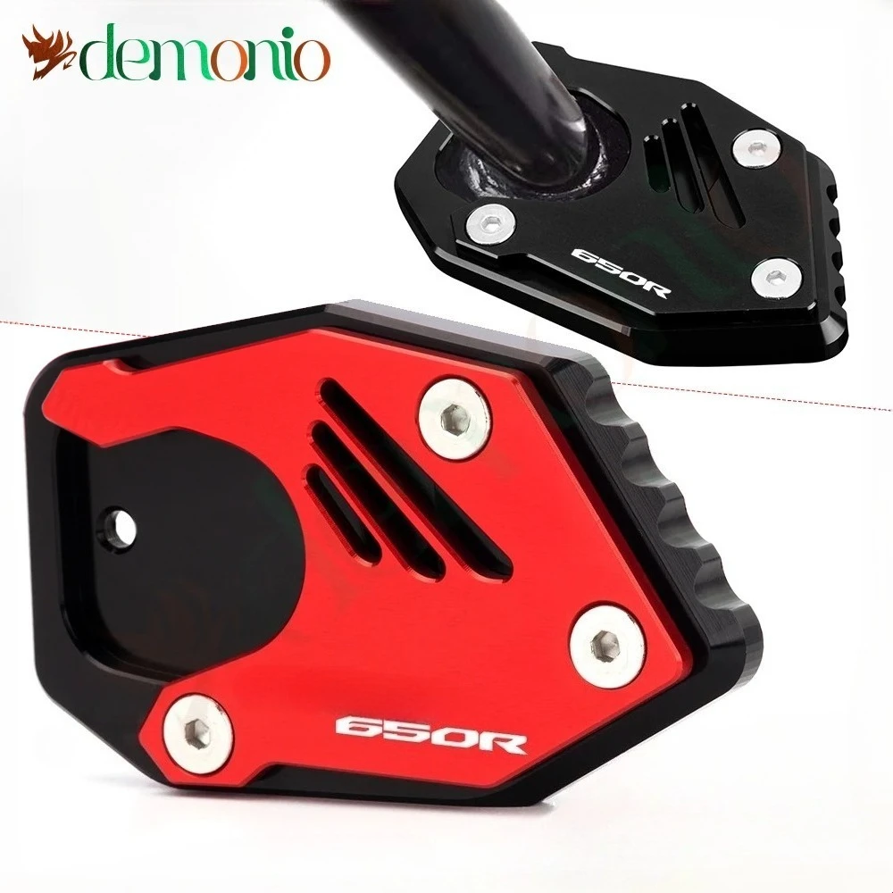Motorcycle FOR CB650R Neo Sports Cafe CB 650R 2019 -2022 Extension Pad Support Plate Foot brace Kickstand Side Stand Enlarge