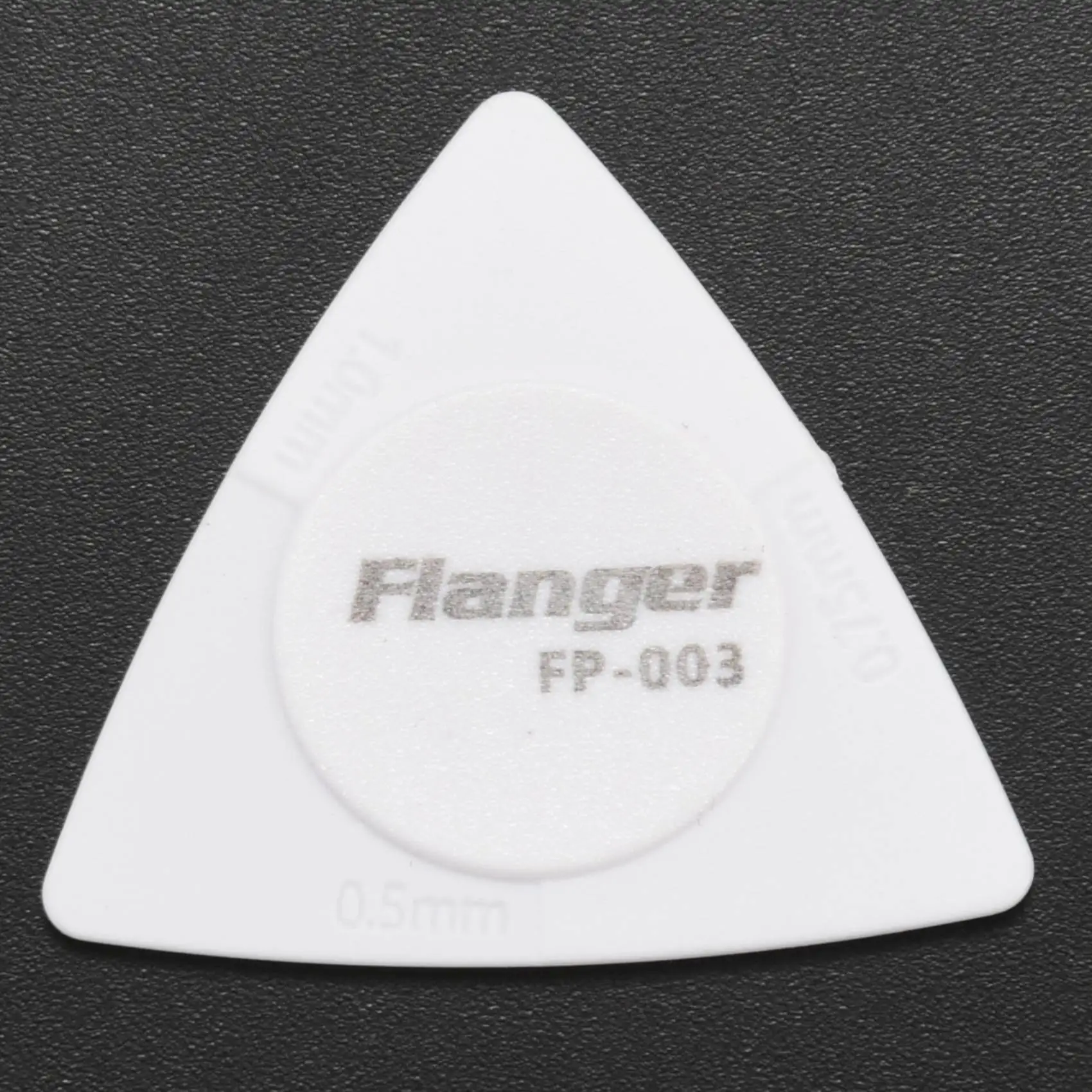 Flanger 10pcs Triangle-Guitar picks 1.0 0.75 0.5 mm Thickness in PC + ABS Material Antislip Style Picks White