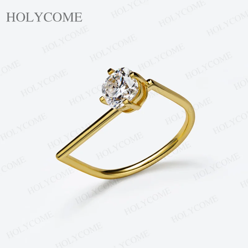 Ring aus S925 Silber, einzigartig, unregelmäßig, stapelbar, mit gemischten Moissaniten und Paraiba-Saphiren, geschichtet, INS Viral Fashion Schmuck – Detail 9
