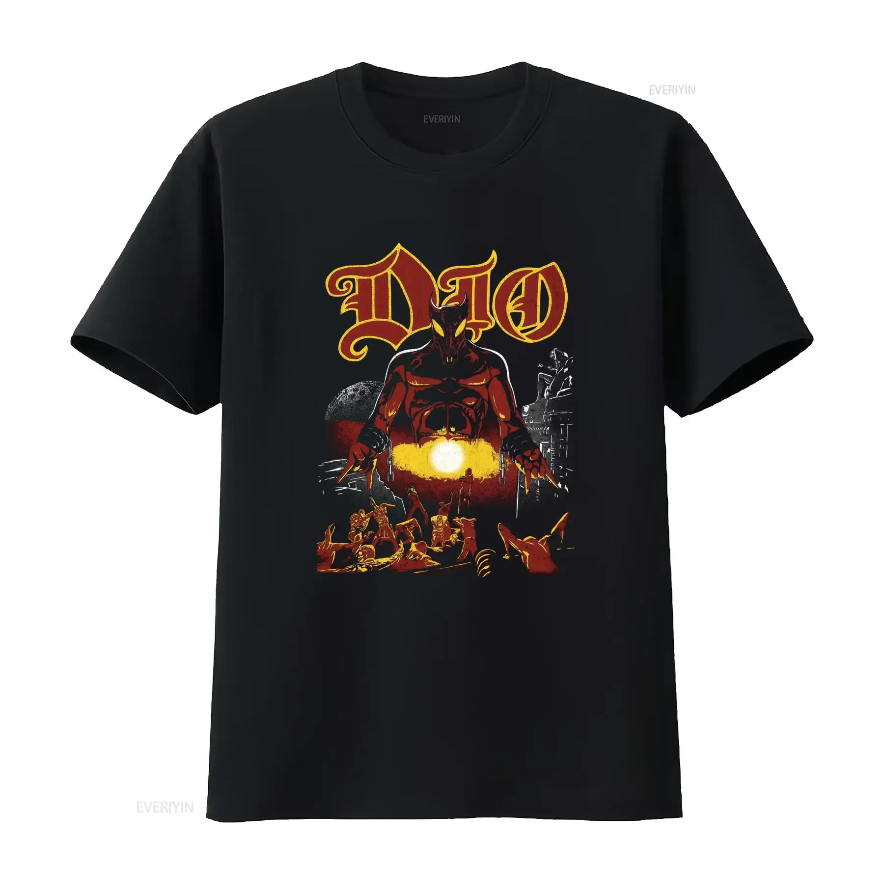 DIO Band LAST IN LINE 2 Album Cover T Shirt XXL 2X New Rock Music Merch Holy Diver Magica Highways Design vintage Washed