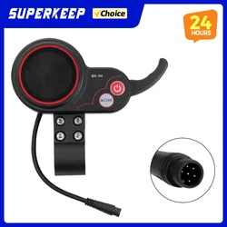 6PIN Electric Scooter Controller Display for Zero 8 9 10 8X 10X E-scooter Thumb Throttle QS-S4 LCD Display Kit Repair Parts