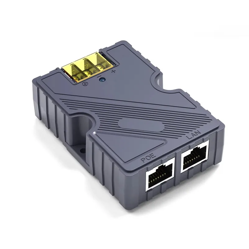 

EDUP 150W GigE PoE Injector Starlink-Compatible 10/100/1000Mbps Gigabit Transmission Rate 2 Ports Satellite Internet Devices