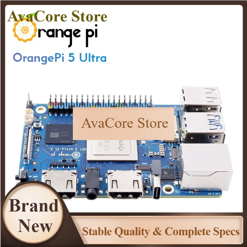 AvaCoreOrange Pi 5 Ultra 16G Ram RK3588 DDR5 Single Board Computer WiFi+BT M2 SSD 6TOPS NPU OrangePi5 Ultra Mini PC Run Android1