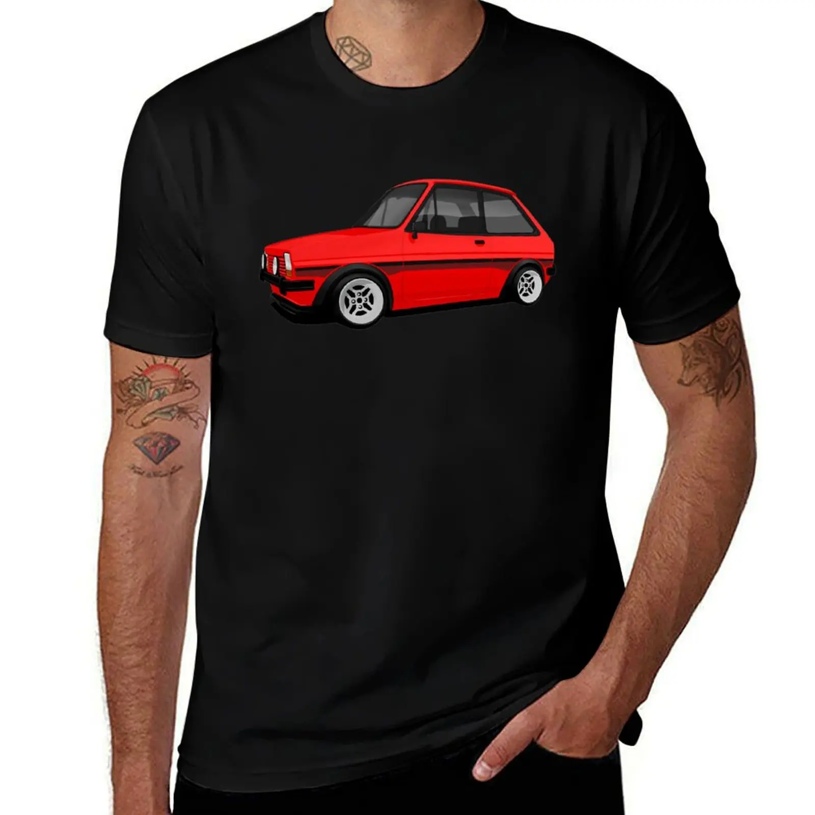 Mk1 Fiesta Supersport (Red) T-Shirt Festive Simple T-Shirt