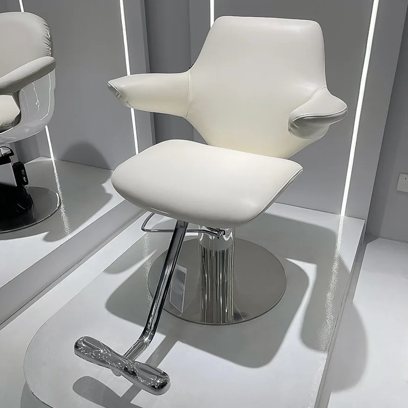 Sillas de Barbería Modernas para Manicura y Cosmética, Sillas de Barbería Reclinables de Lujo, Muebles Ergonómicos para Salón de Belleza