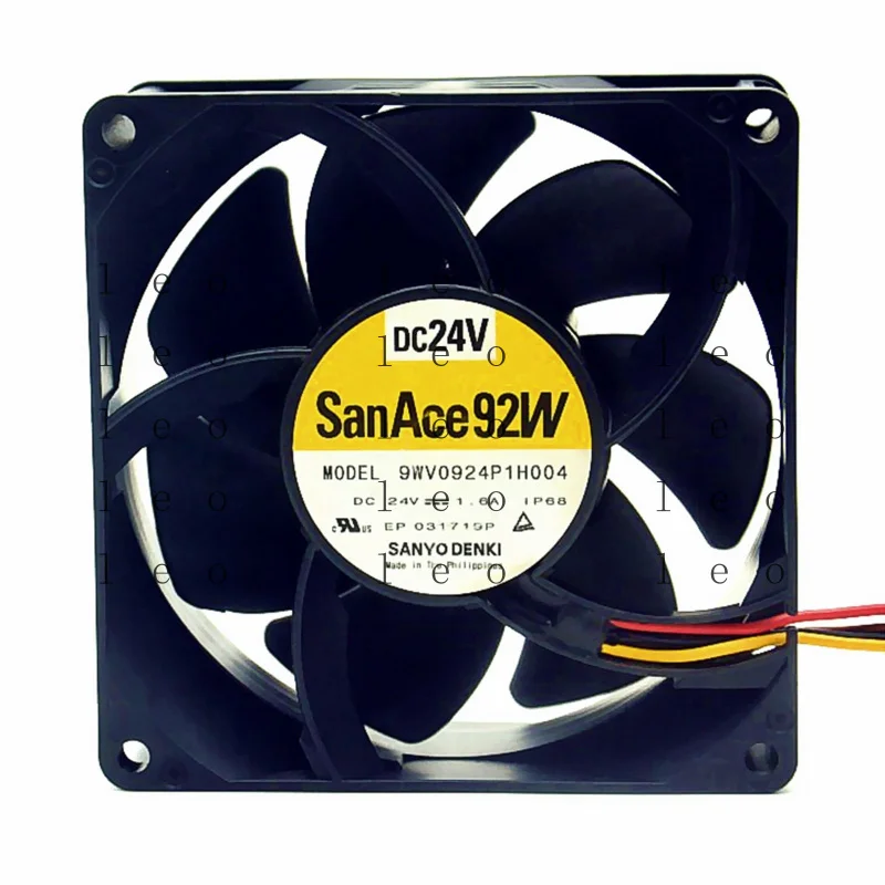EE  1 PCS New   9WV0924P1H004 9038 DC24V 1.6A 9CM 4-Wire Cooling Fan *cm