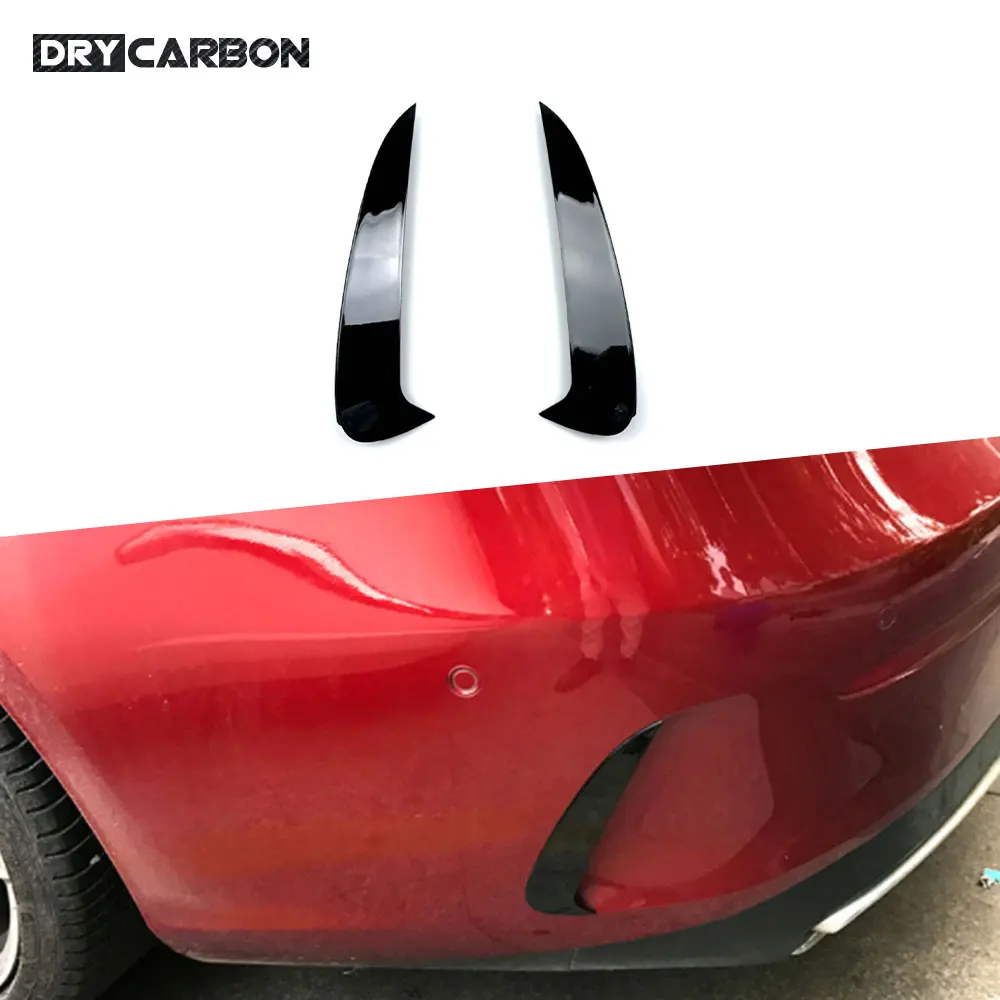 

Задний бампер из углеродного волокна, вентиляционные накладки, разветвители для Mercedes Benz E Class C238 E200 300 400 500 E53 E63 Coupe 2017-2023 ABS