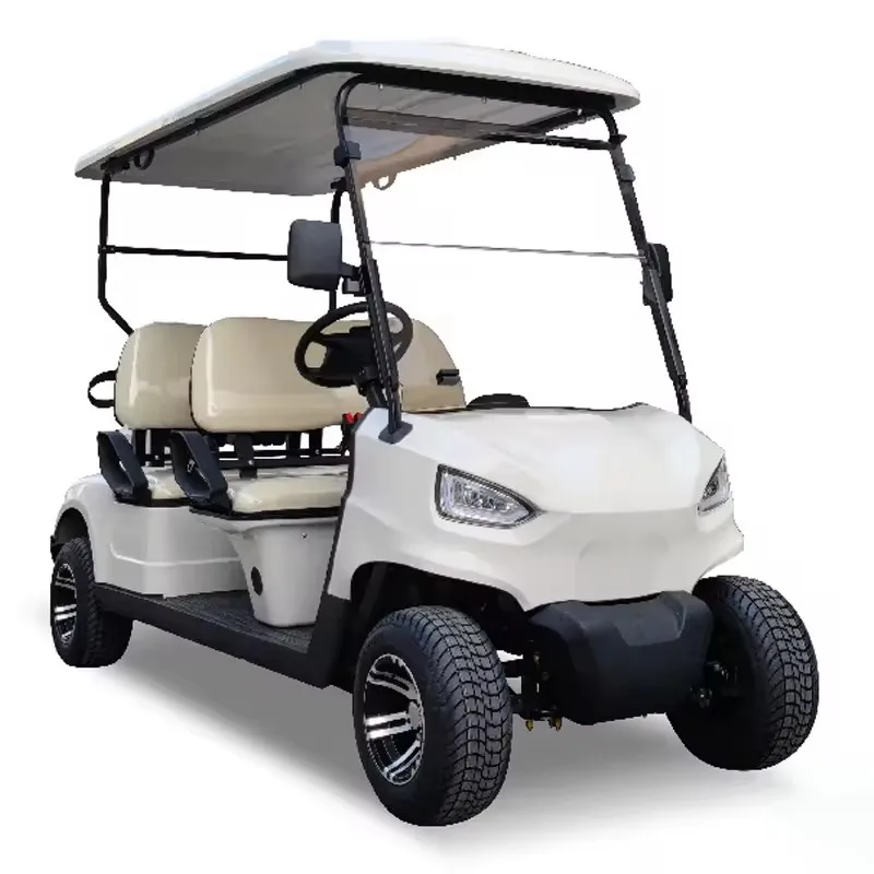 2024 New MD Model Lithium Battery Operated Golf Cart 4 6 Seat Electric Sightseeing Bus Golf Cart Electric