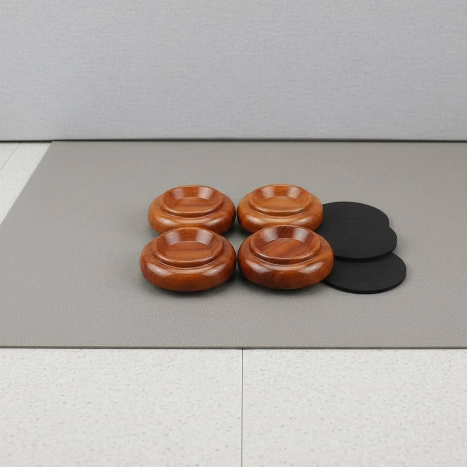 High-strength Piano Foot Pad Non Slip Floor Protector Caster Cup for Upright Piano Home Decor