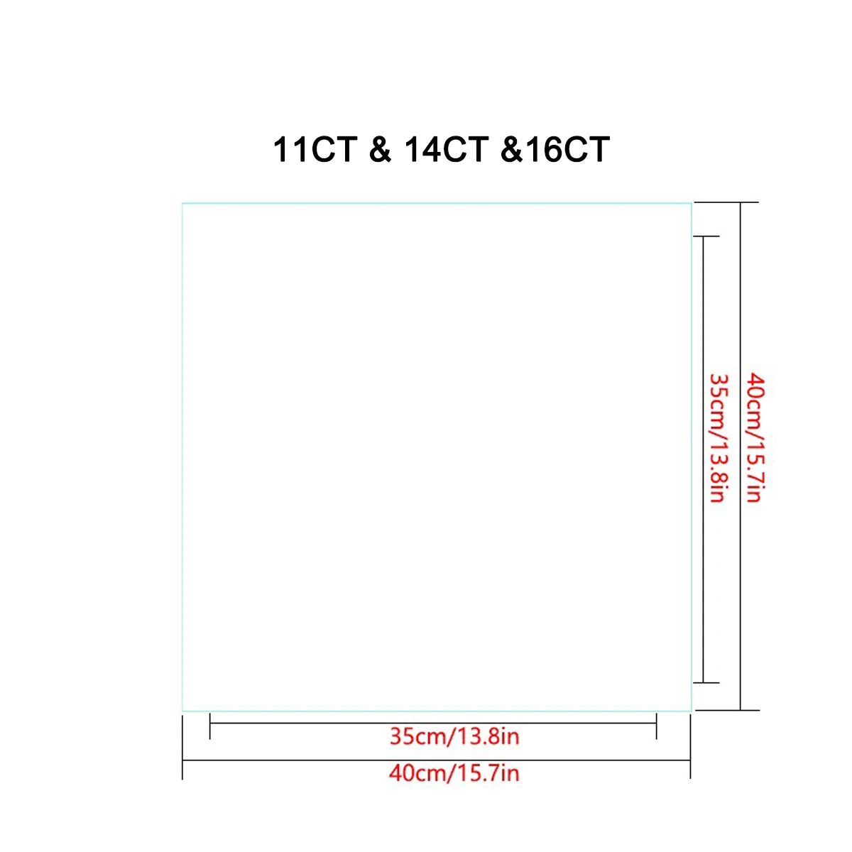 1 Stück 30x30 cm/11,8 Zoll Tierwelt Gestempeltes Kreuzstich-Set DIY-Kit 11/14/16CT DIY-Stickset DIY-Kreuzstich-Set – Detail 2
