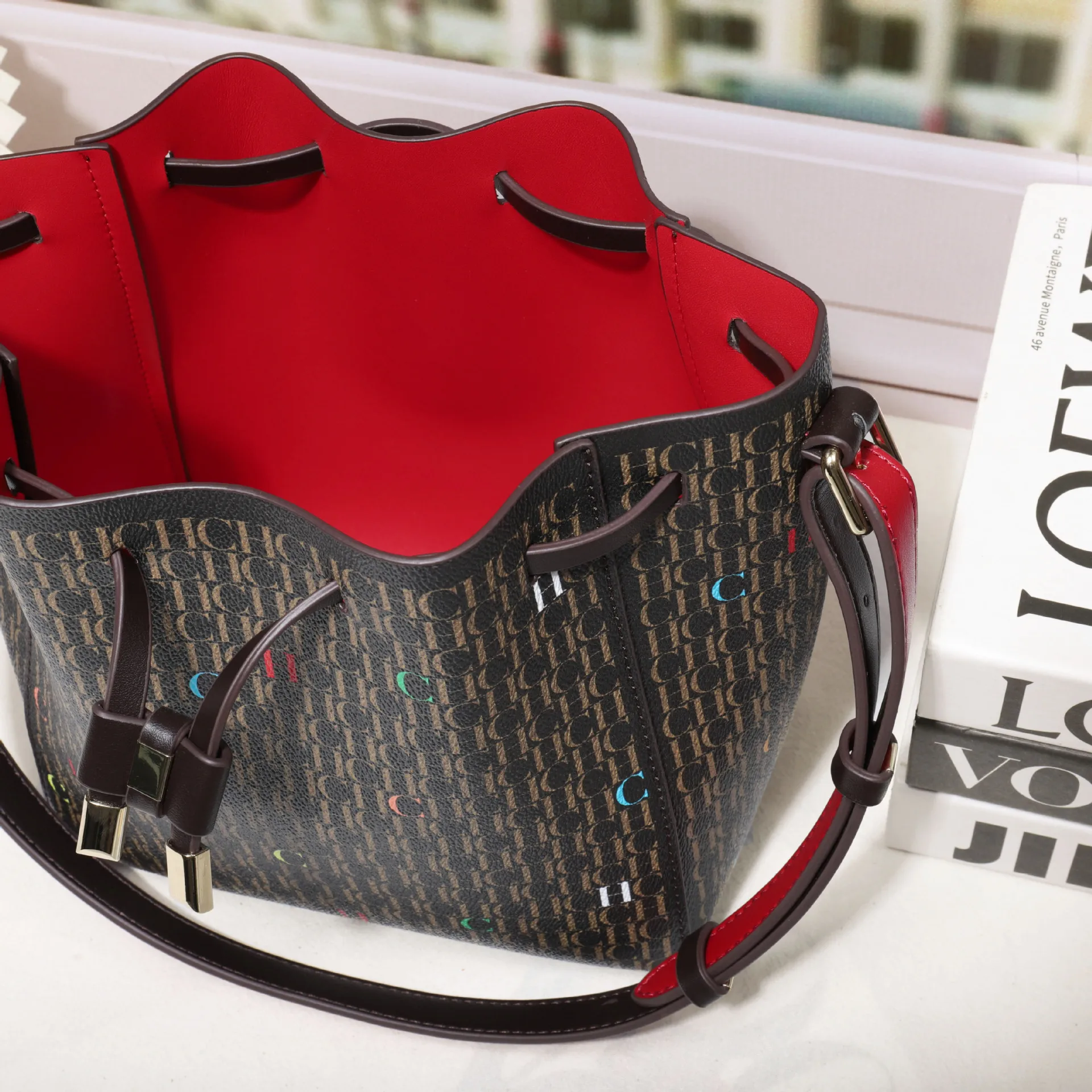 Basket Weave Tote Bag For Women Drawstring Closure Shoulder Bag Straw Style Market Bag Summer Beach Boho Chic Purse