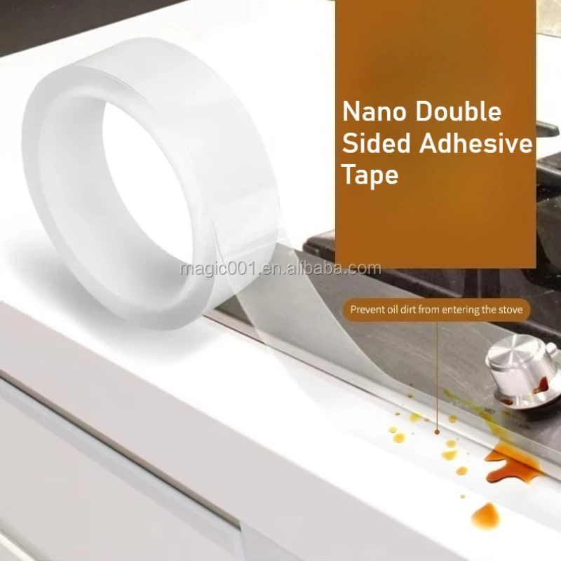 

Ultra-strong Double-sided Adhesive Nano Tape Clear Removable Waterproof Heavy-duty Extra Strong Sticky Strip Mould Proof Tapes