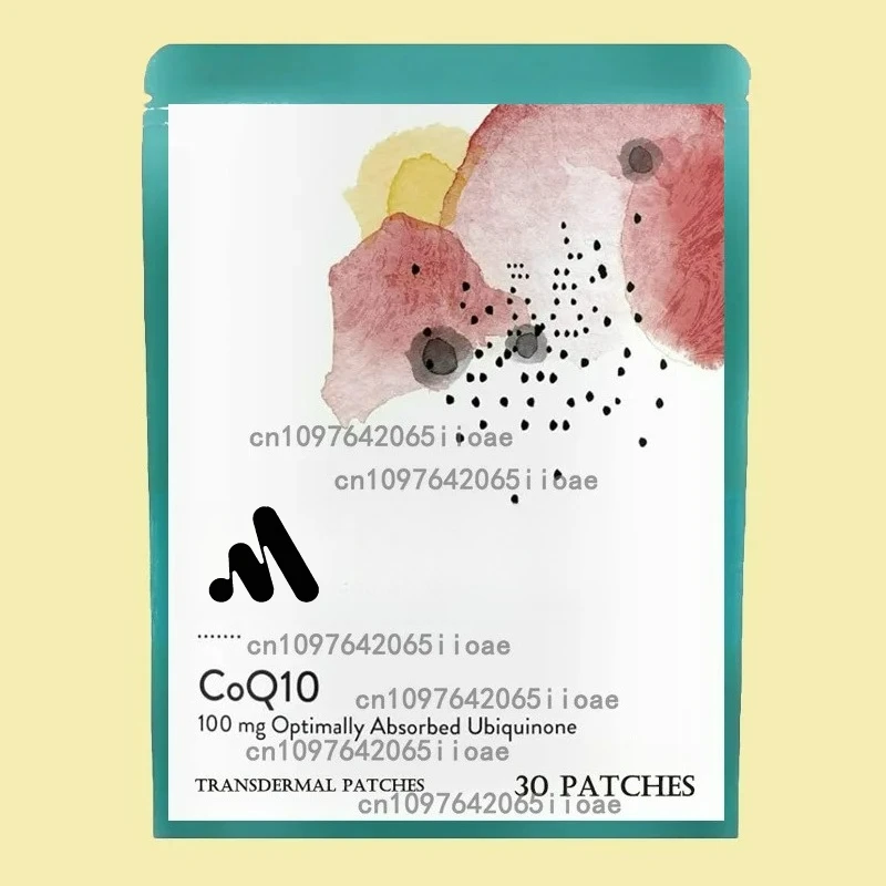 

30 пластырей Коэнзим Q10 Трансмические пластыри Мощный антиоксидант для здоровья сердца и мозга и энергии