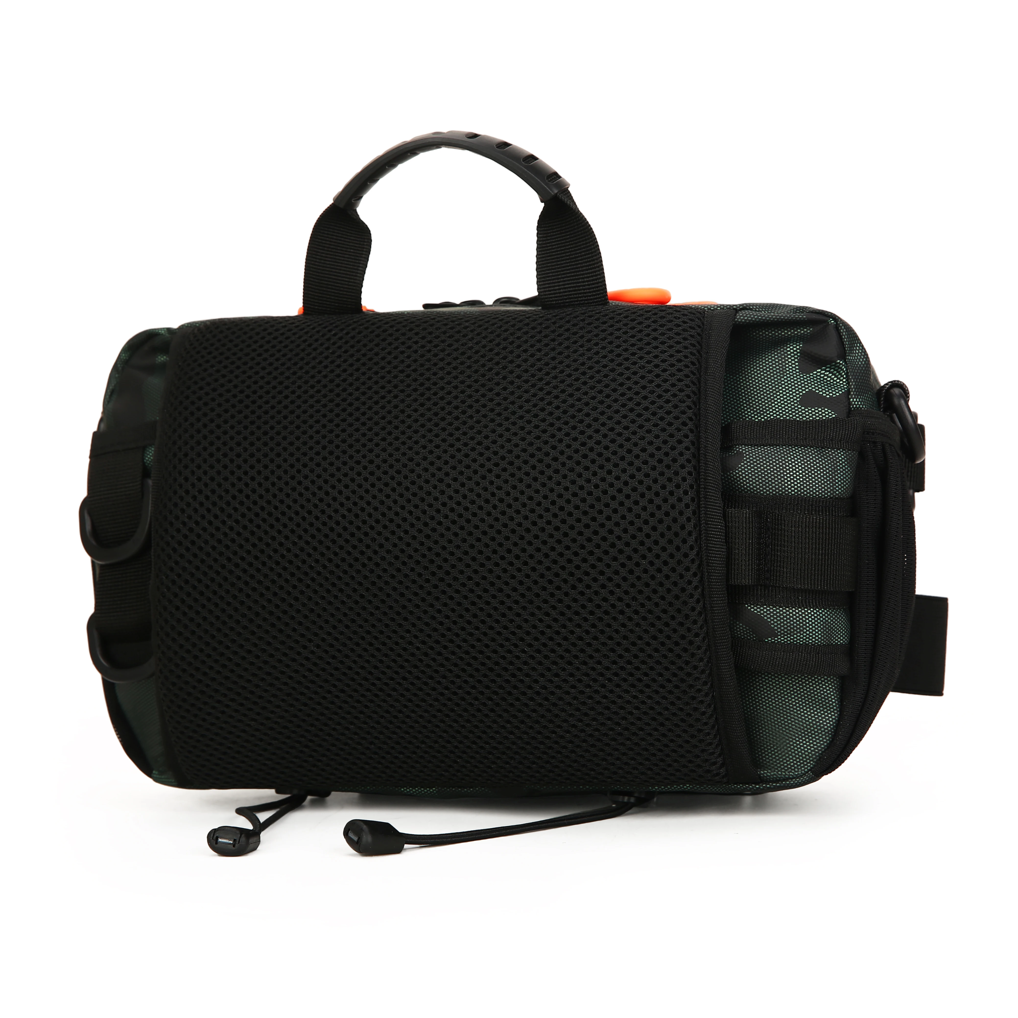 Lure Bag Fishing Gear Bag Multi-Functional Waist Bag Cross-Body Bag Large Capacity Fishing Rod Bag