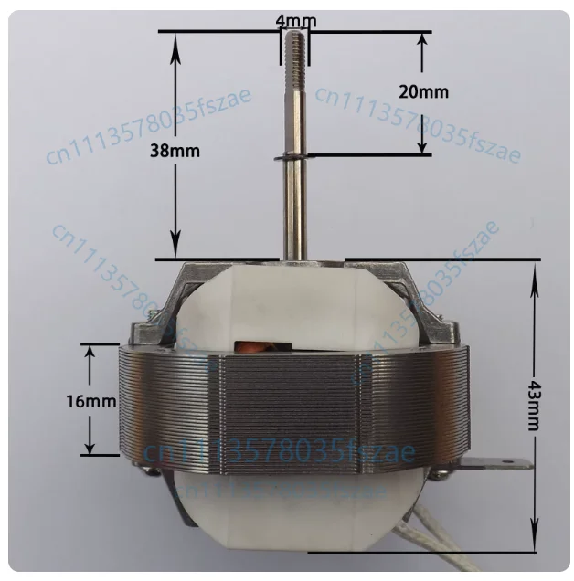 Accessories 1 pcs motor yj58-16 shaded pole asynchronous motor 220v