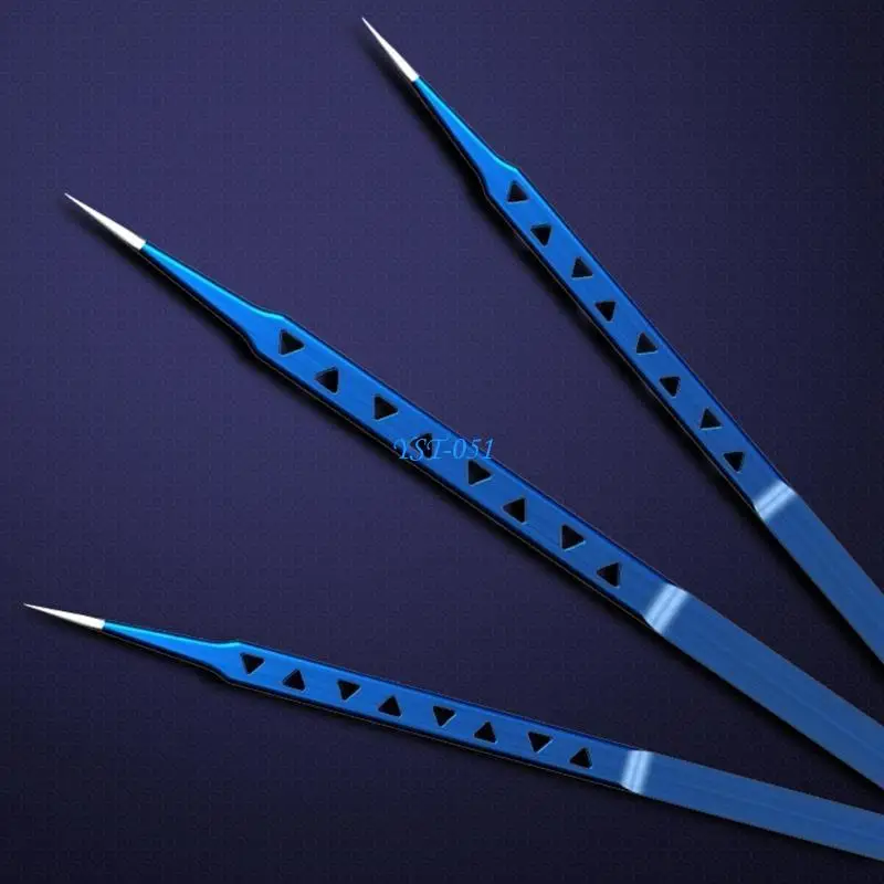 

E15A 8 Hole Alloy Steel Tweezers with Excellent Grip And Extended Length For Phone Repair Flying Wire Welding Clip