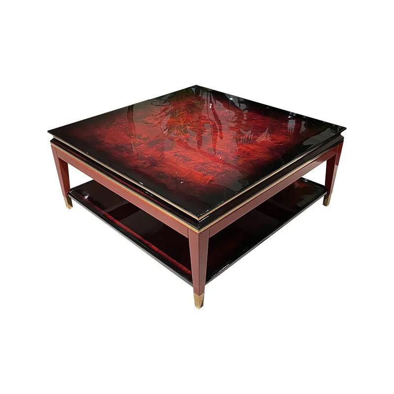 Table basse carrée de luxe légère