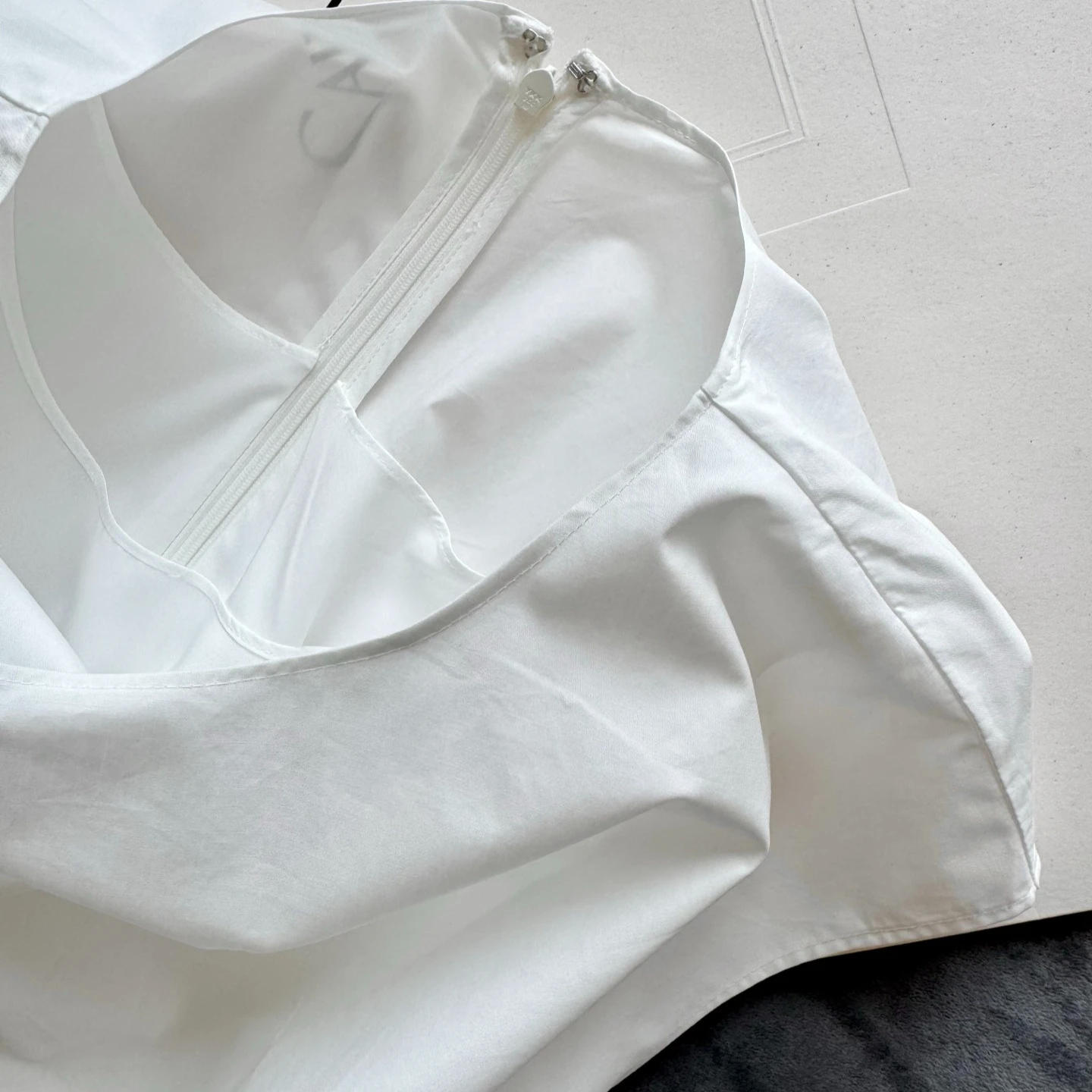 春夏コットンフレンチふわふわワンピース