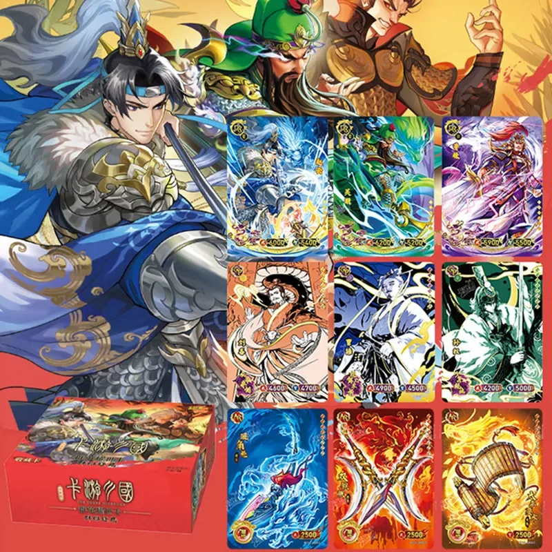 

KAYOU Romance of The Three Kingdoms Cards Qunying Yaoshi Chinese Style Card Fun Time Special Package Years Collection Toys Gifts