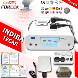 INDIBA Tecar Thermo Therapy 448KHZ RET CET High Radiofrequency Relieves Pain Slim Machine for Weight Loss Lifts Firming Skin