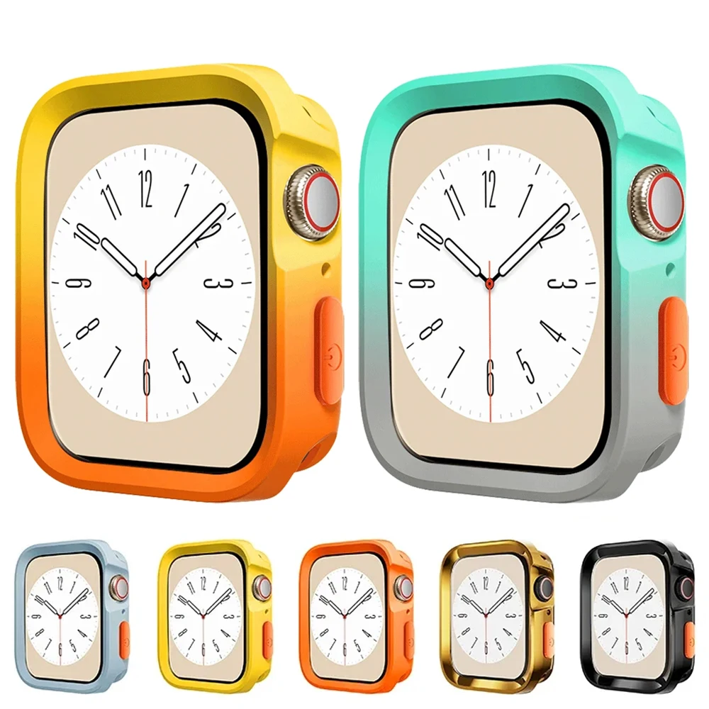 Screen Protector Cover for Apple Watch Case 9 8 7 6 SE 5 4 45mm 41mm 44mm 40mm TPU Soft Bumper iWatch 3 42mm 38mm Shell