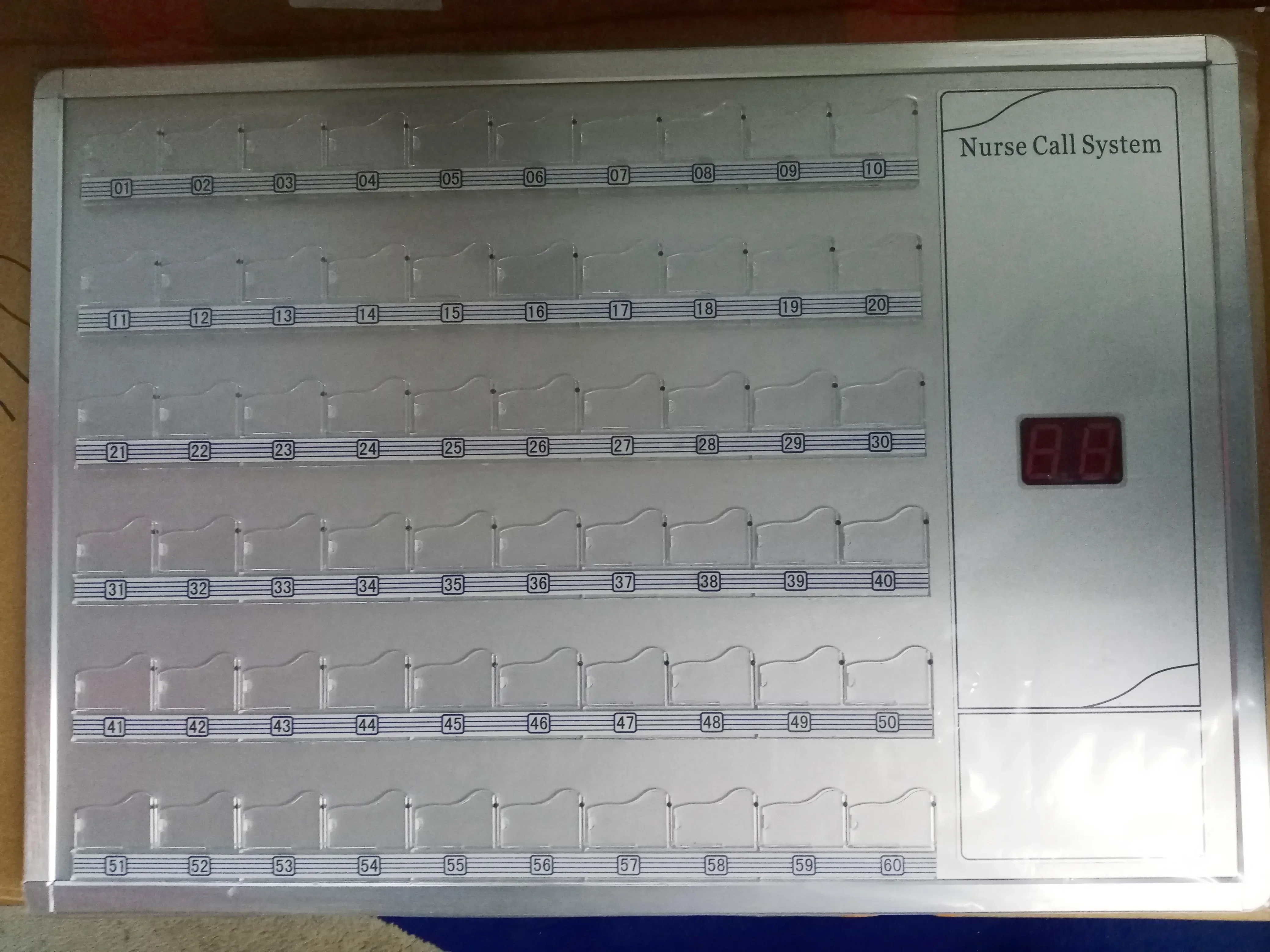المبيعات الساخنة THR-NW860 معدات التمريض الطبية نظام استدعاء الممرضة اللاسلكية مع زر اتصال المريض