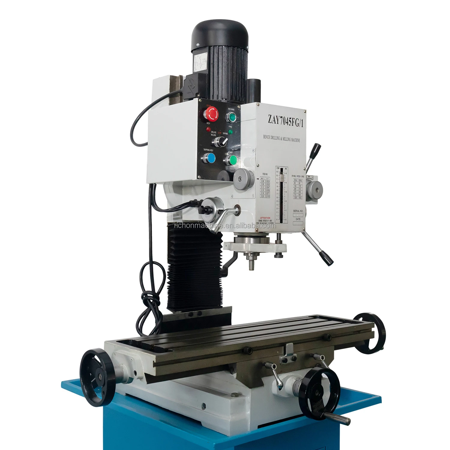 

ZAY7045FG Gear- Head Mini Benchtop Bench Drill Mill Drilling and Milling Machine for Workshop Metal Processing Machine