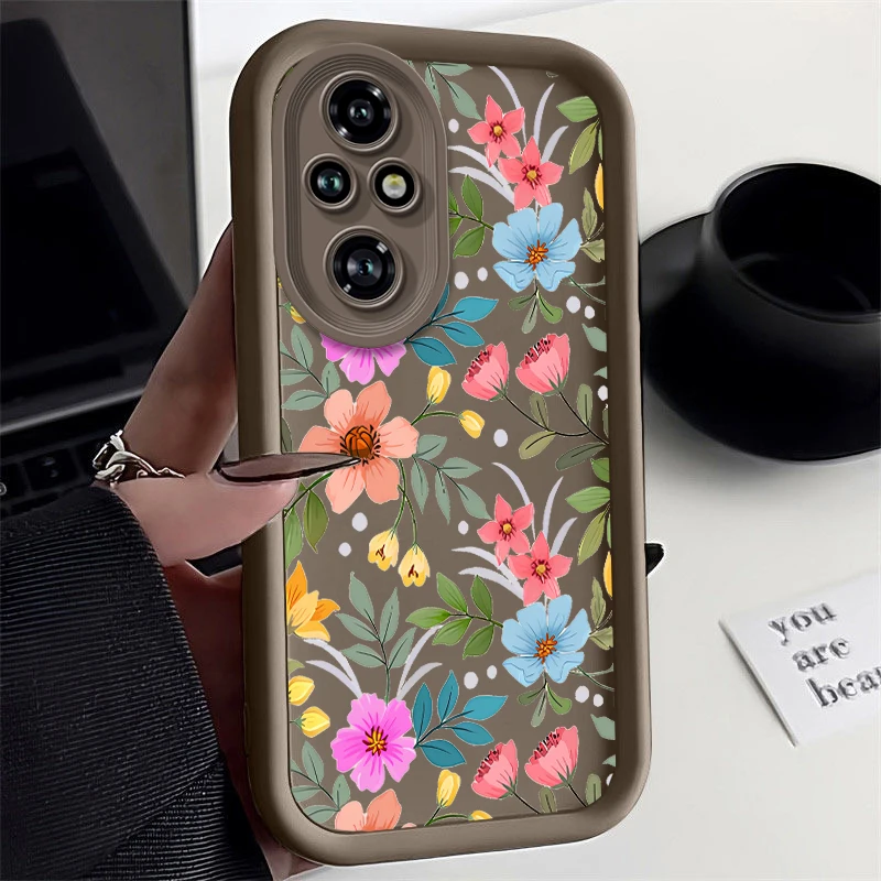 200 Red Flower New Sky Eye Phone Case For Honor 200 200Lite 50Pro 50 X40GT X7A X50i X8A X40i 90Lite 50SE X9A X30 9XPro X8 Cover