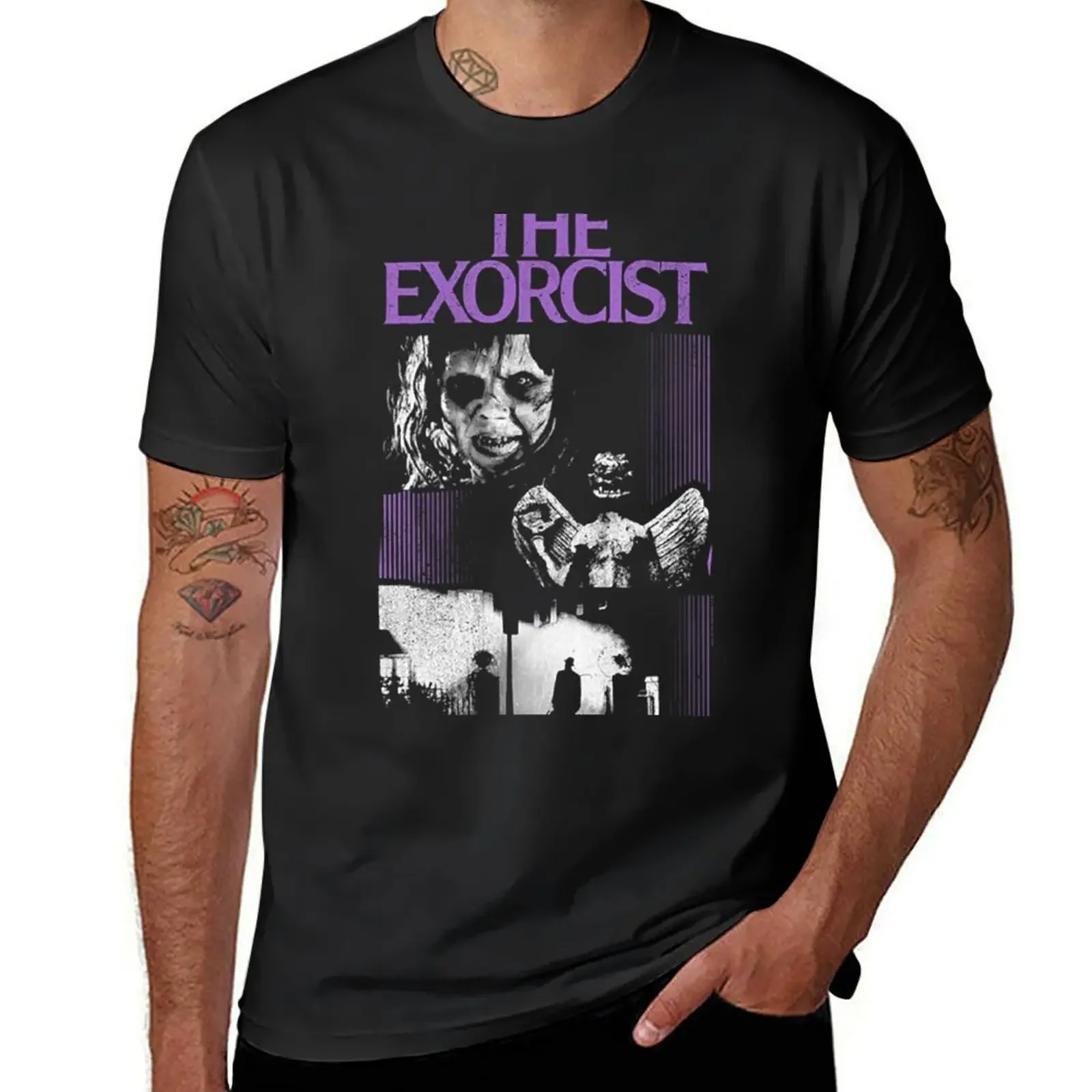 

Лучшая футболка Exor Cist для мальчиков, футболки с рисунком животных, хлопковые футболки с рисунком, футболки с рисунком фруктов ткацкого станка на заказ, мужские футболки