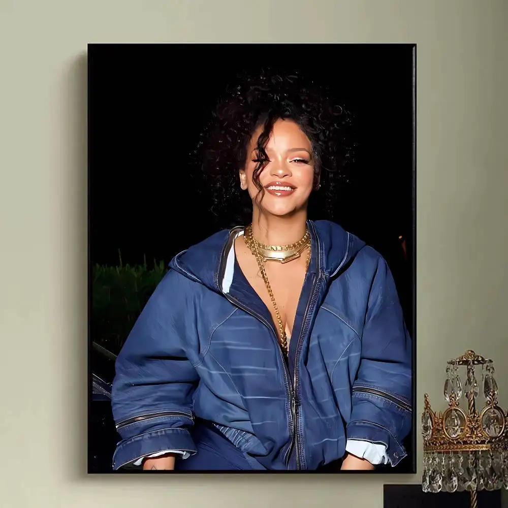 ملصق المغني R-Rihanna-ES عالي الجودة لغرفة المعيشة جمالي لتزيين الحائط ملصقات هدية #5