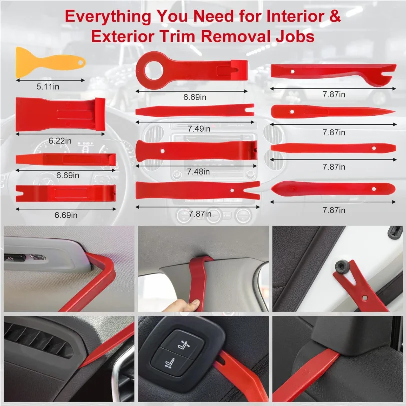 Car Audio Interior Modification And Disassembly Tool Set