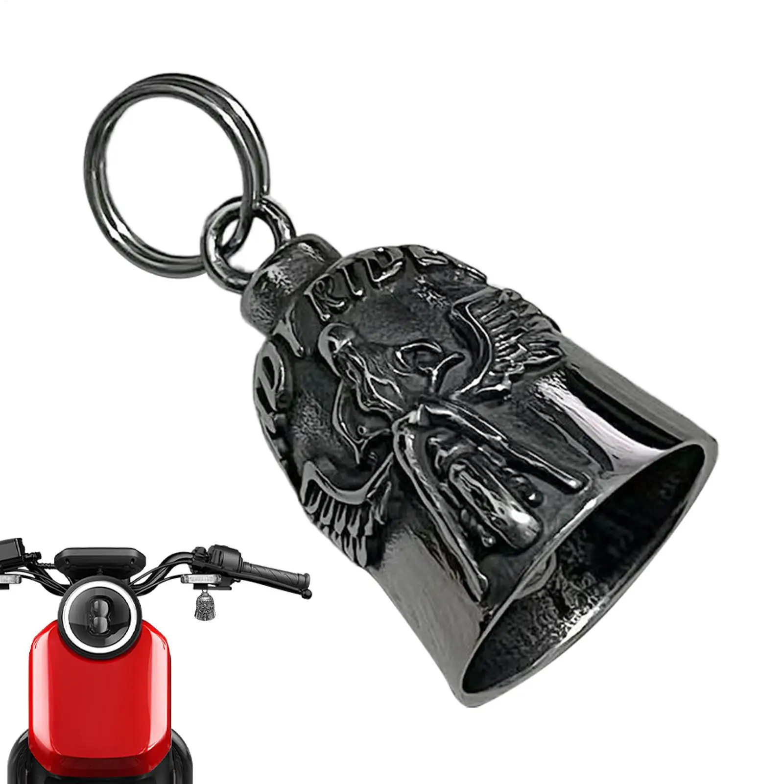 

Велосипедные звонки для мотоциклов, безопасность езды, 3D тисненые украшения для мотоциклетных звонков для езды на велосипеде, для туризма на большие расстояния