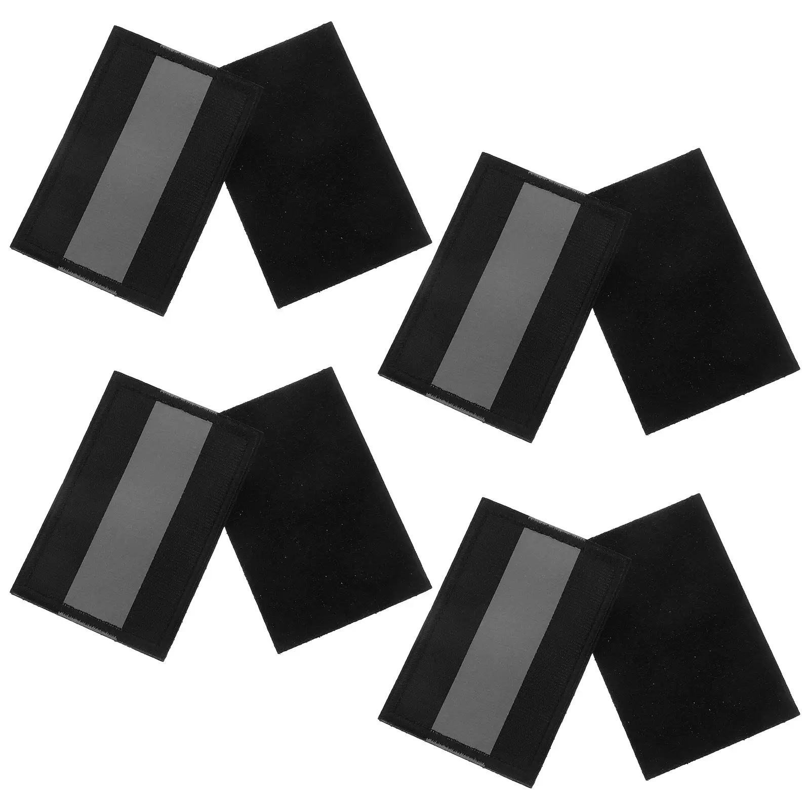 

4 Pcs Reflective Patches Night Safety Material Backpack Arm Visibility Enhancer Labor Wear Security