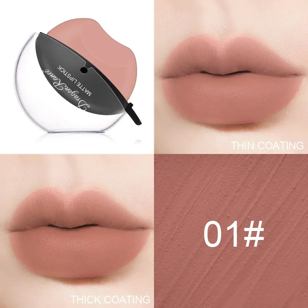 Heallor 12 Colors Matte Easy Lipstick Beauty Lip Gloss LippenstiftTinted Balm 24 Hours Waterproof Makeup