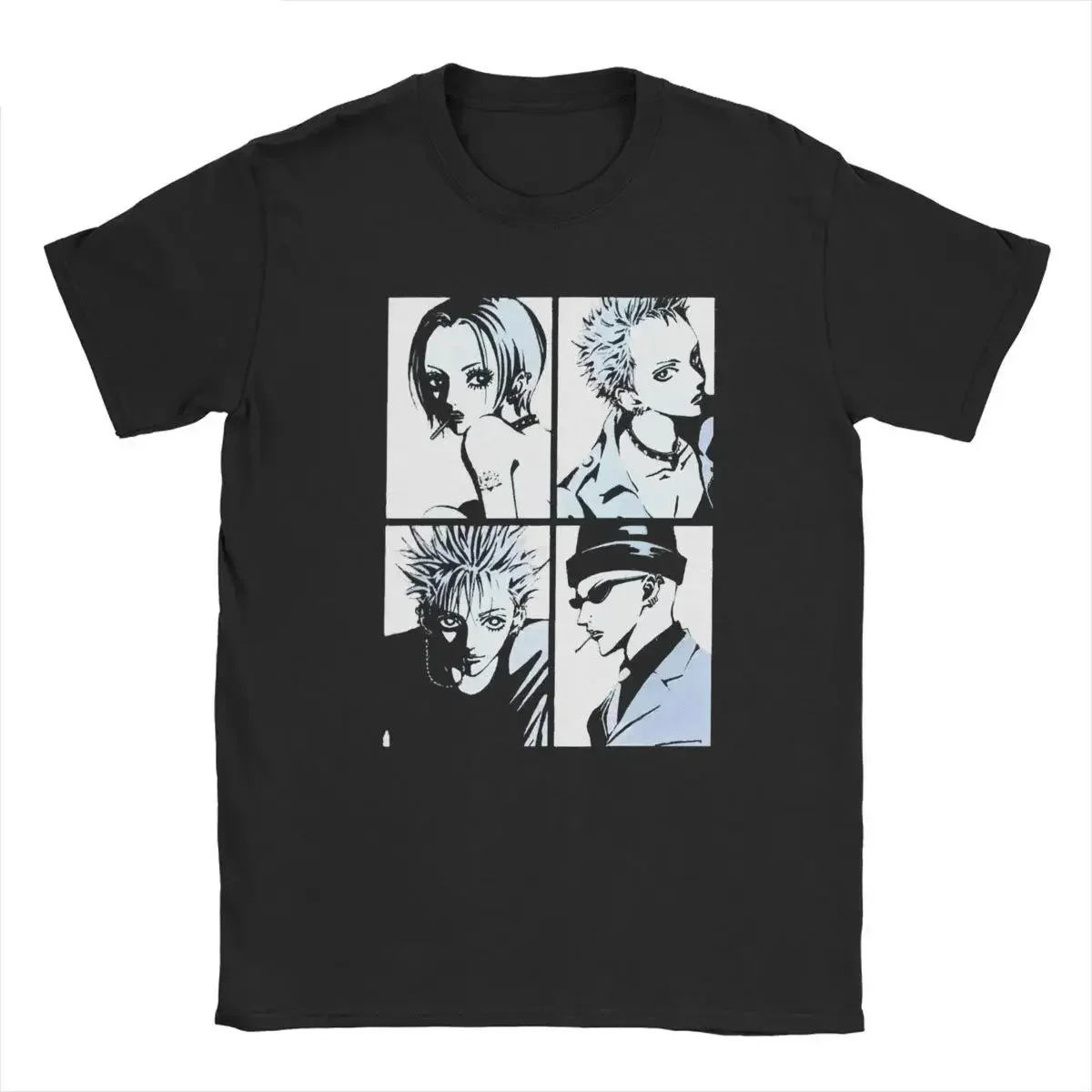 

NANA Osaki T Shirt Casual Harajuku Streetwear Japanese Clothes T Shirt Fashion Rock Punk Short Sleeve Plus Size T Shirt Women