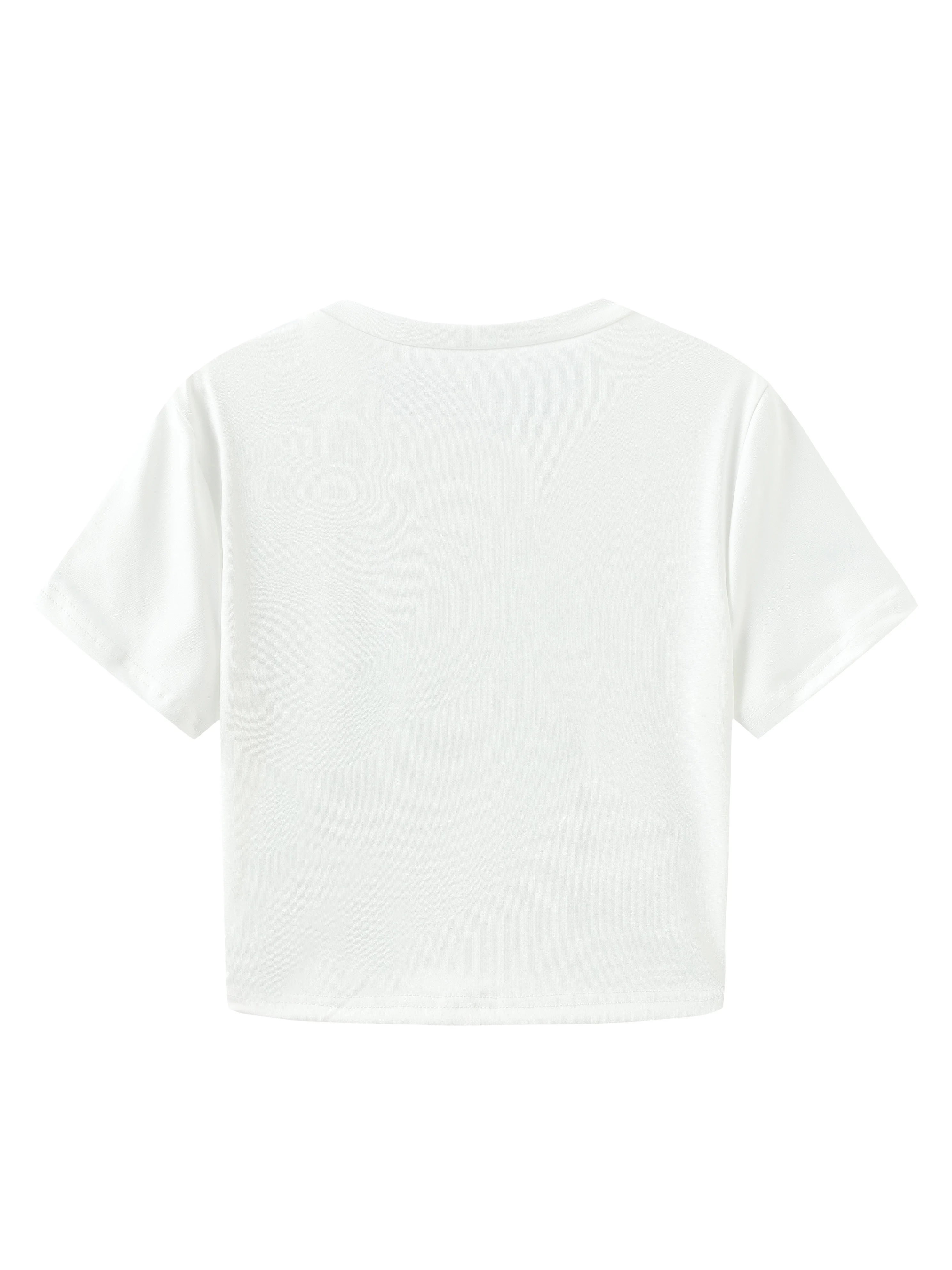 T-Shirt à manches courtes pour femmes, Style «I Love Me», imprimé cœur, Harajuku, vêtements décontractés, hauts de rue, vêtements esthétiques