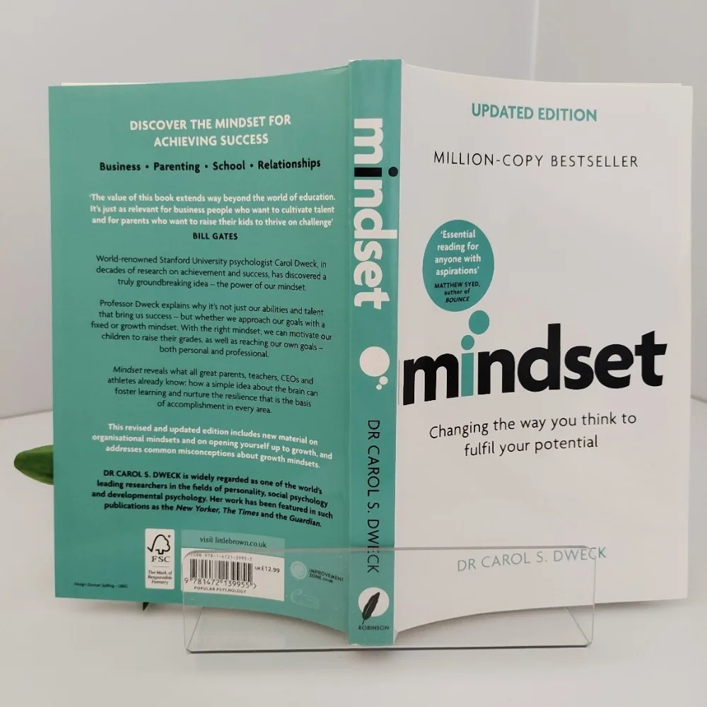 Mindset Original English Book Change Your Thinking Mode Tap Personal Potential Self Improvement Psychology Growth Reading Book