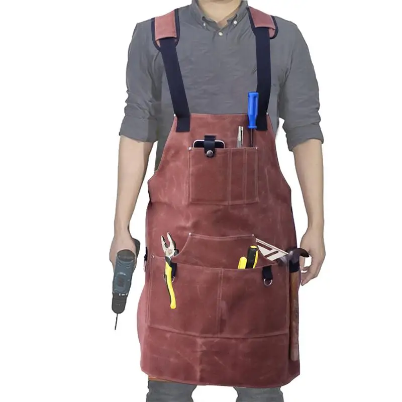 Gardening Tool Apron Construction Apron Men Tool Aprons Multifunctional Apron For Blacksmith Carpenter Gardener