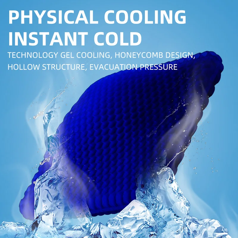 Gel Seat Cushion Summer Breathable Honeycomb Design For Pressure Relief Back Tailbone Pain - Home Office Wheelchair Chair Cars image 4