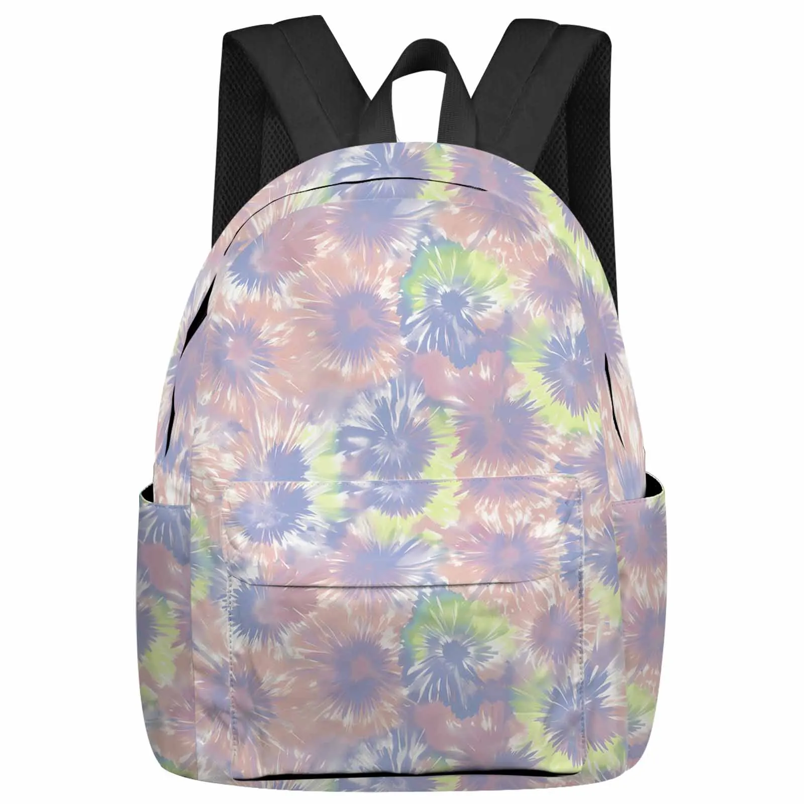 

Tie Dyeing Ethnic Style Abstract Art Watercolor Large Capacity Multi Pocket Travel Backpacks Schoolbag Women Laptop Rucksack