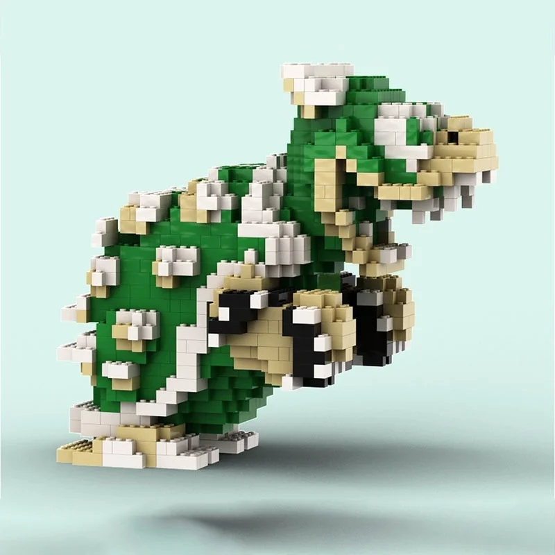 1615 قطعة MOC ماريوسيد و العربة المنحوتة نموذج اللبنات لتقوم بها بنفسك فكرة الإبداعية هدية الكريسماس لعبة أطفال عيد ميلاد